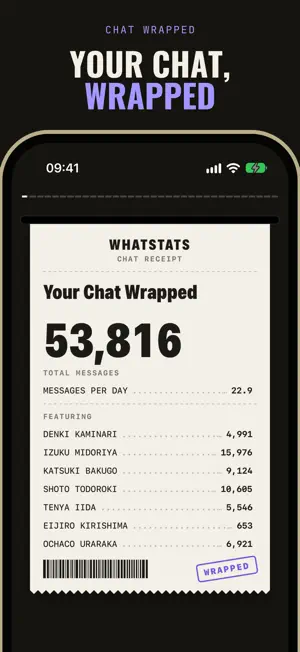 WhatStats: Chat Wrapped Recap screenshot 1