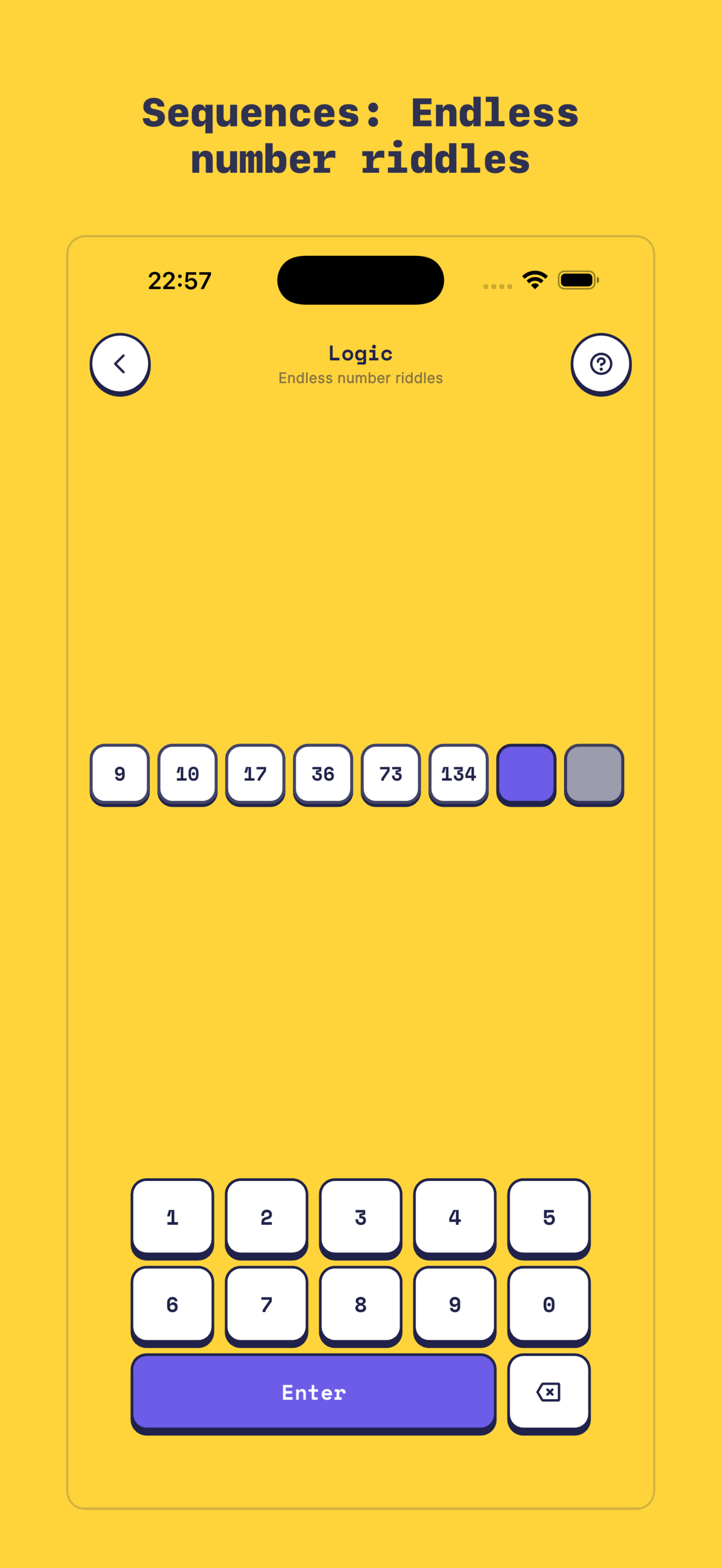Nuddle: Number Sequences screenshot 3