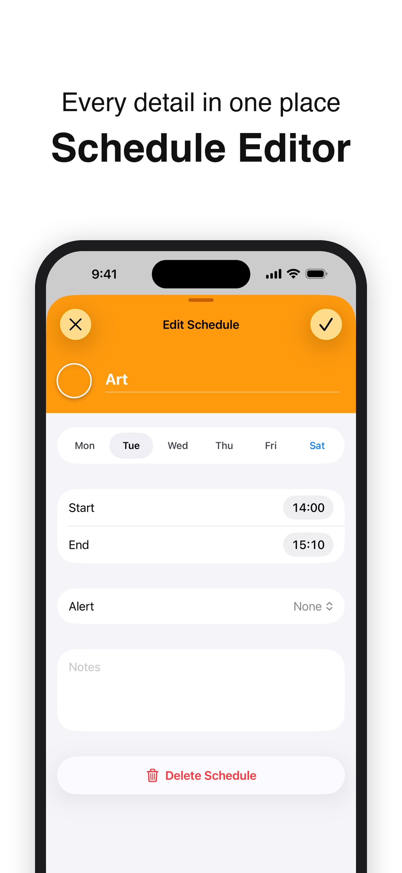 Screenshot 2 of SuperTimetable: Class Schedule