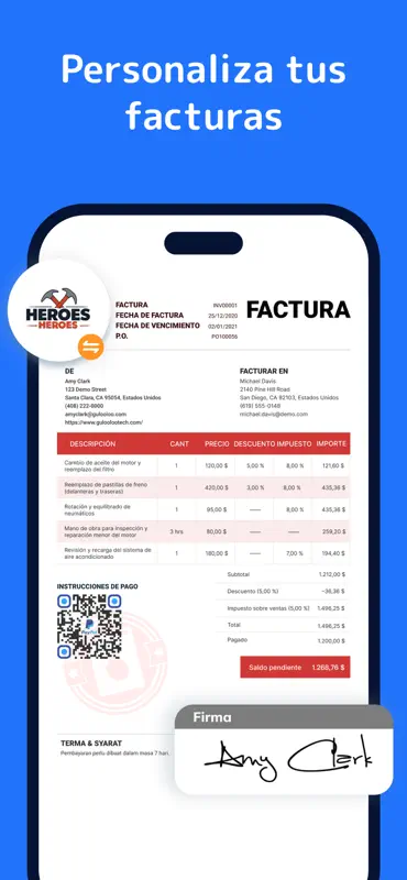 Invoice Maker - InvoiceBase screenshot 4 of 8