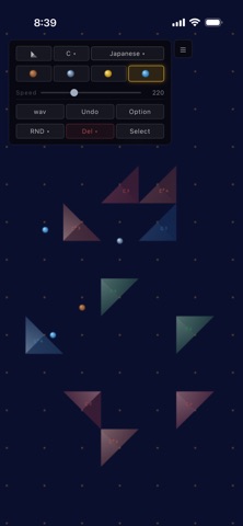 Triangles by DETUNE のスクリーンショット