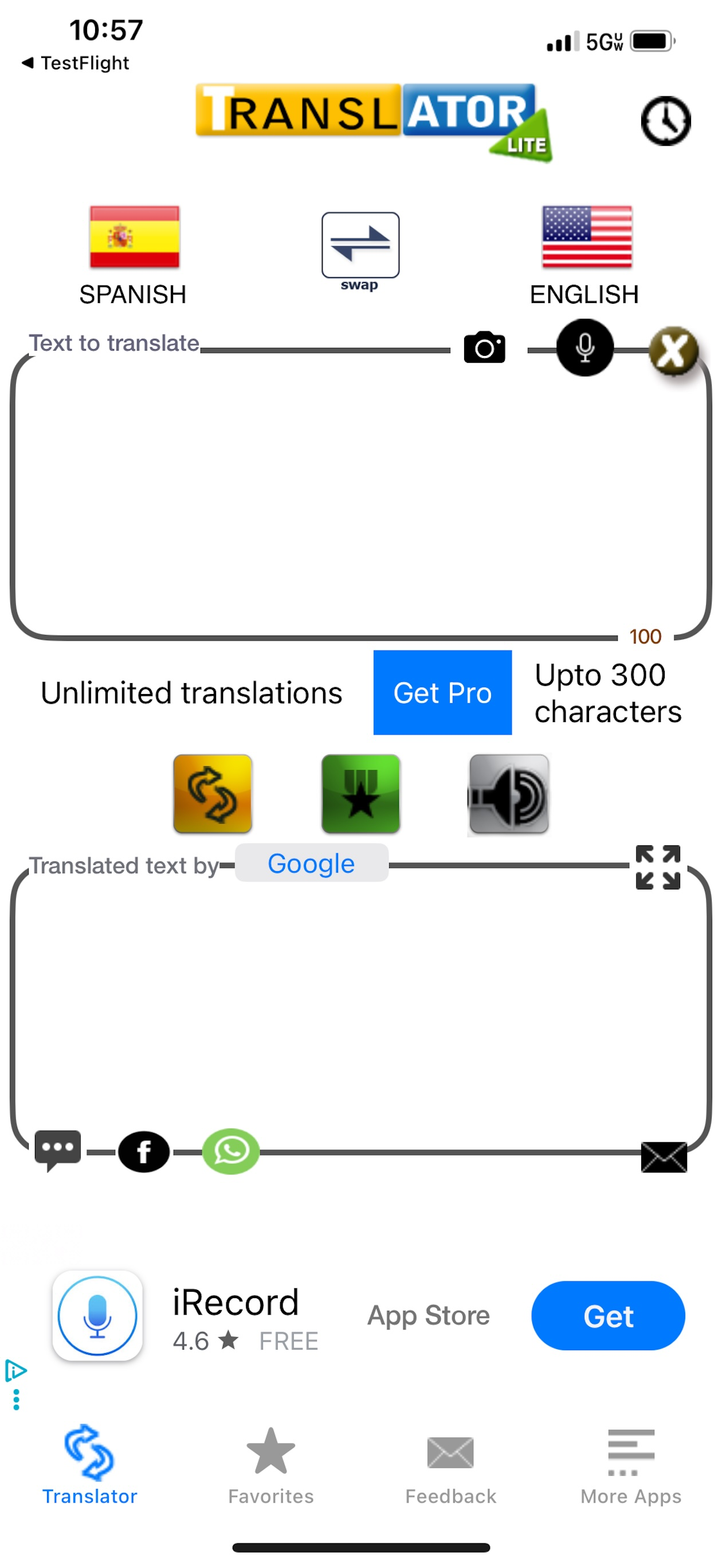 English to Spanish translator-