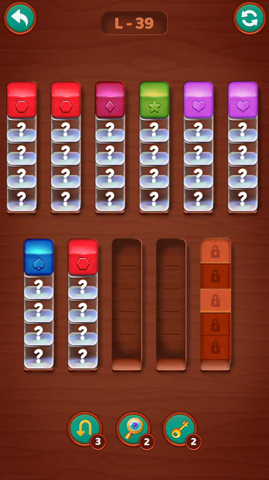 #2. Wood Sort 3D : Color Block Puz (iOS) 게시자: Rolling Panda