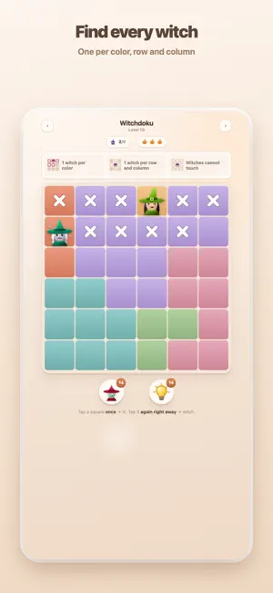 Witchdoku: Brain Puzzle Games screenshot 1