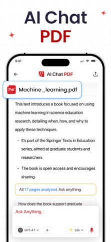 Chat PDF AI - Chat with PDF iPhone screenshot