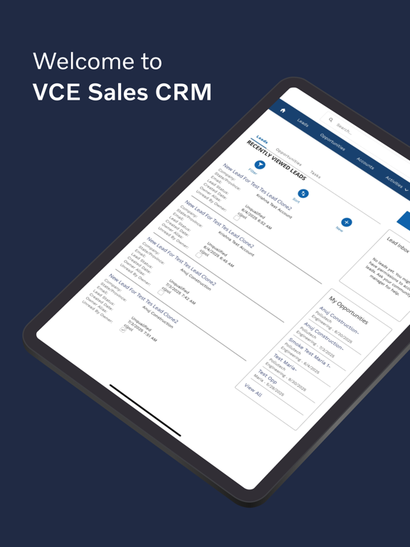 VCE Sales CRM by Volvo CE