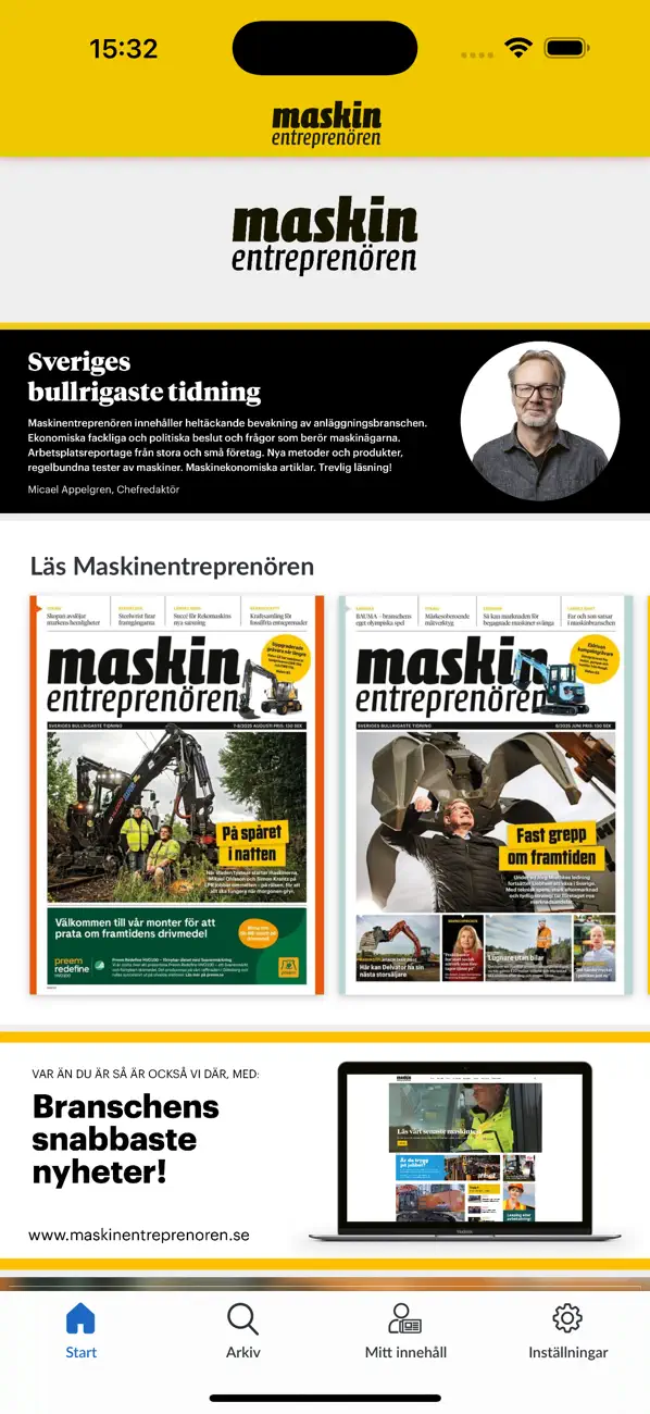 Screenshot #1 pour Maskinentreprenören