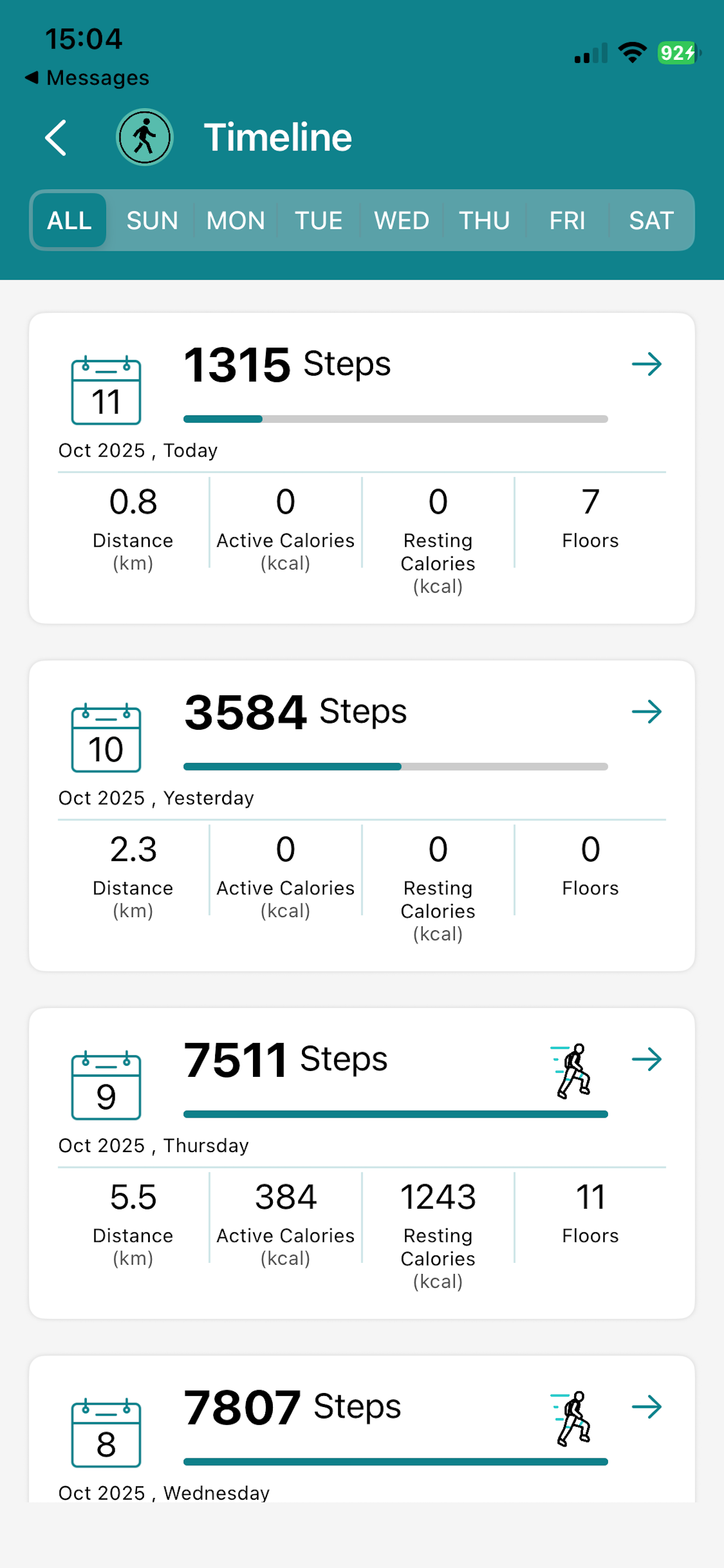 Steps - Walking & Running
