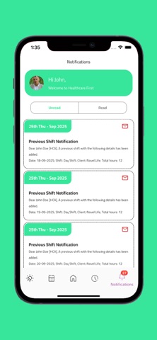 healthcare first screenshot
