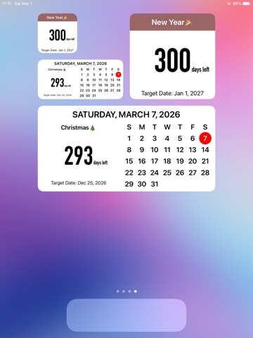 Clock Widget - Ultra HD Time iPad screenshot