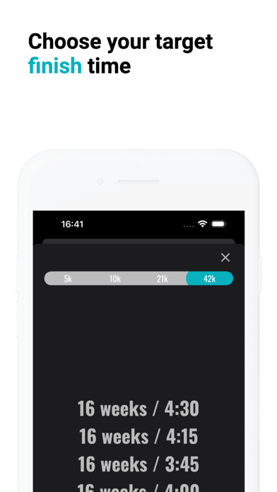 Marathon Training Plans Screenshot