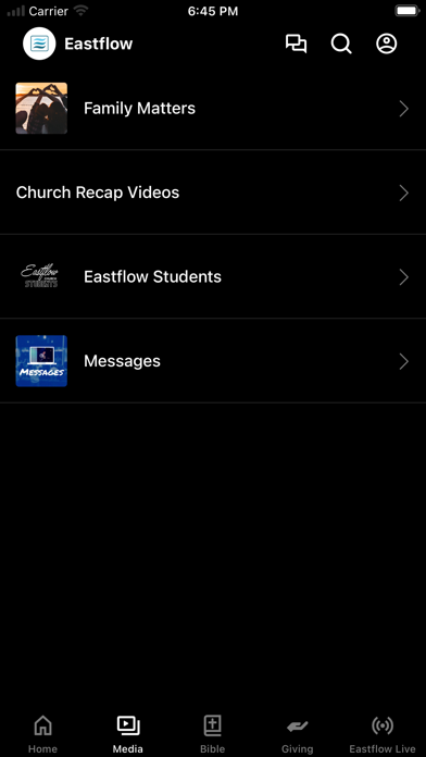 Eastflow Church Screenshot