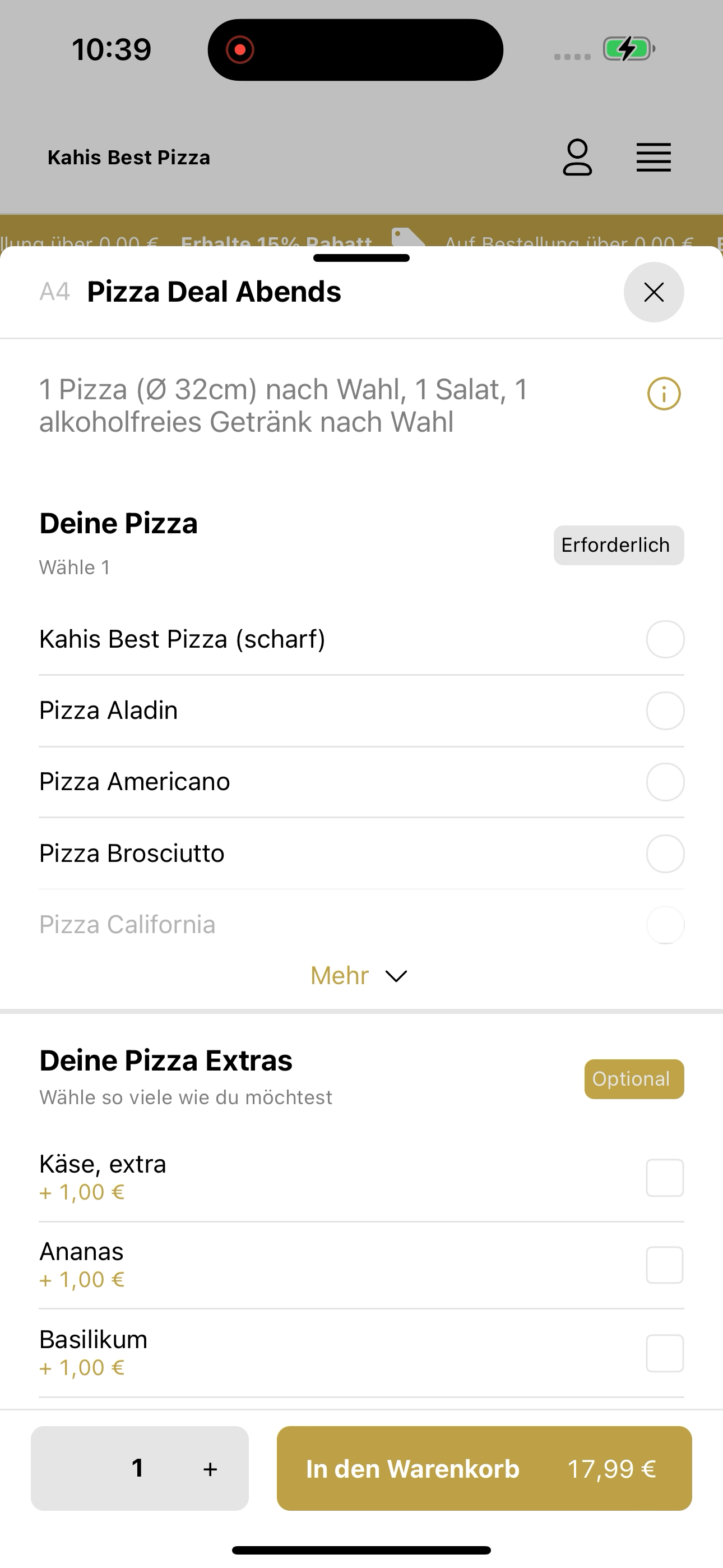 Kahis Best Pizza