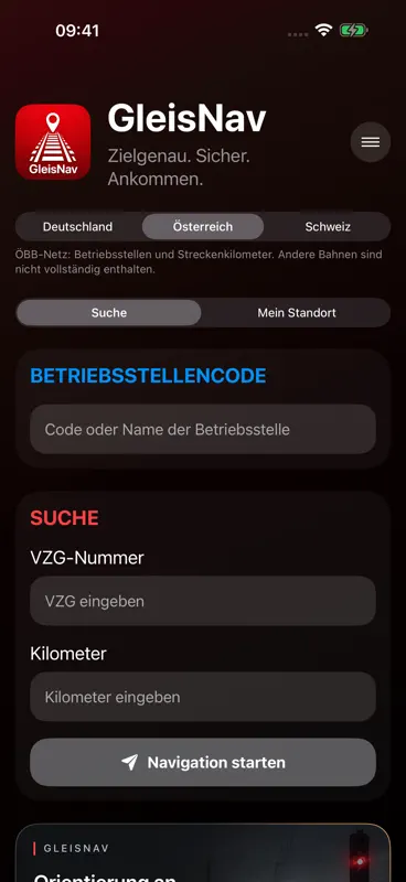 Gleis Navigation screenshot 3 of 8