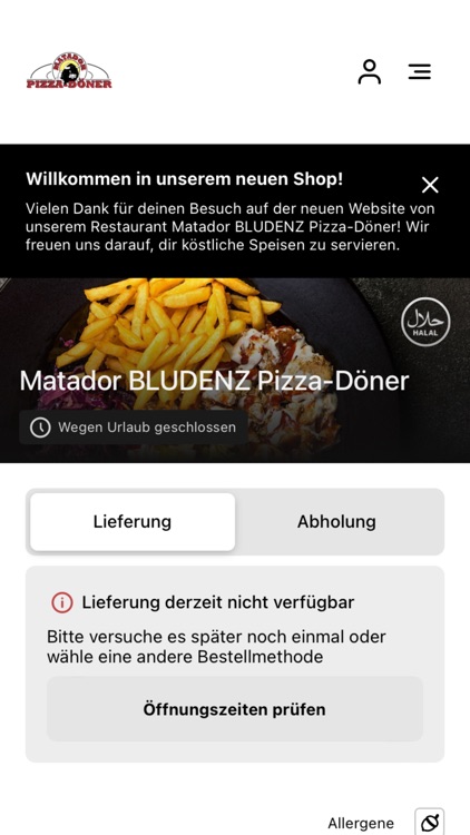 Matador BLUDENZ Pizza-Döner
