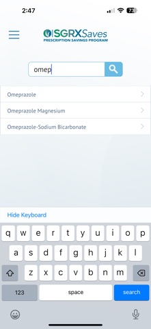 SGRXSaves iPhone screenshot