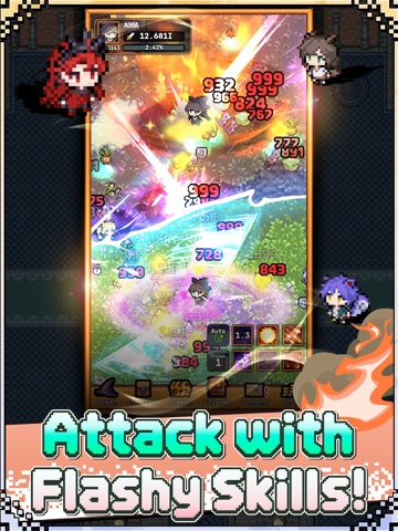 Legend of Witch : Idle RPG iPad screenshot