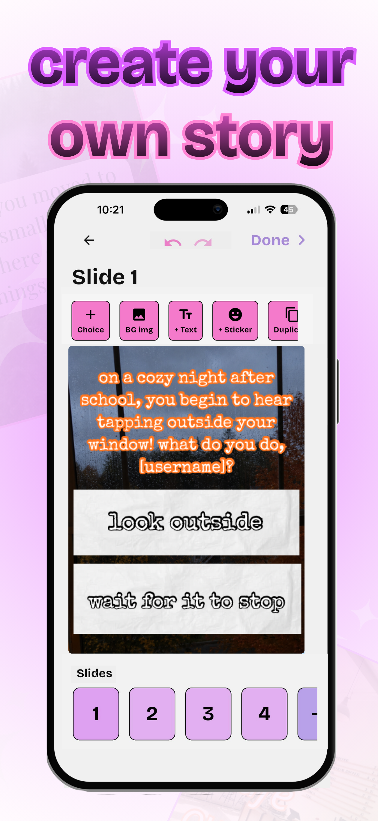 Slideory: Interactive Stories screenshot 5