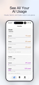 CodexBar - Usage of AI screenshot
