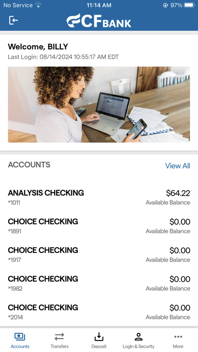 CFBank Screenshot