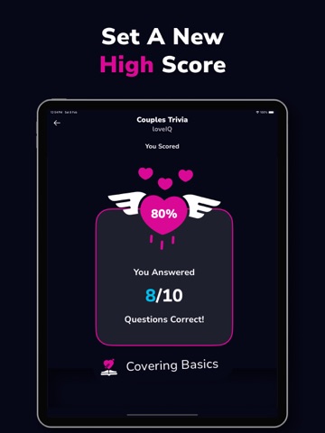 Couples Trivia Game - LoveIQ iPad screenshot
