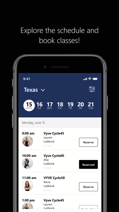 VYVE Cycle iPhone screenshot 3 - Health & Fitness app