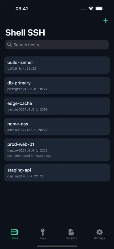 Shell SSH screenshot 1 of 6