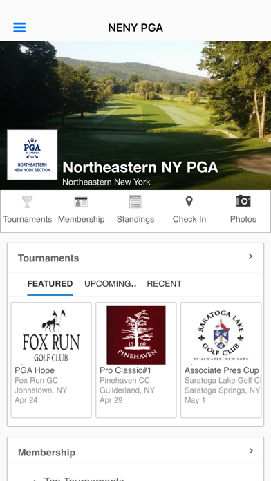 Northeastern NY PGA Screenshot