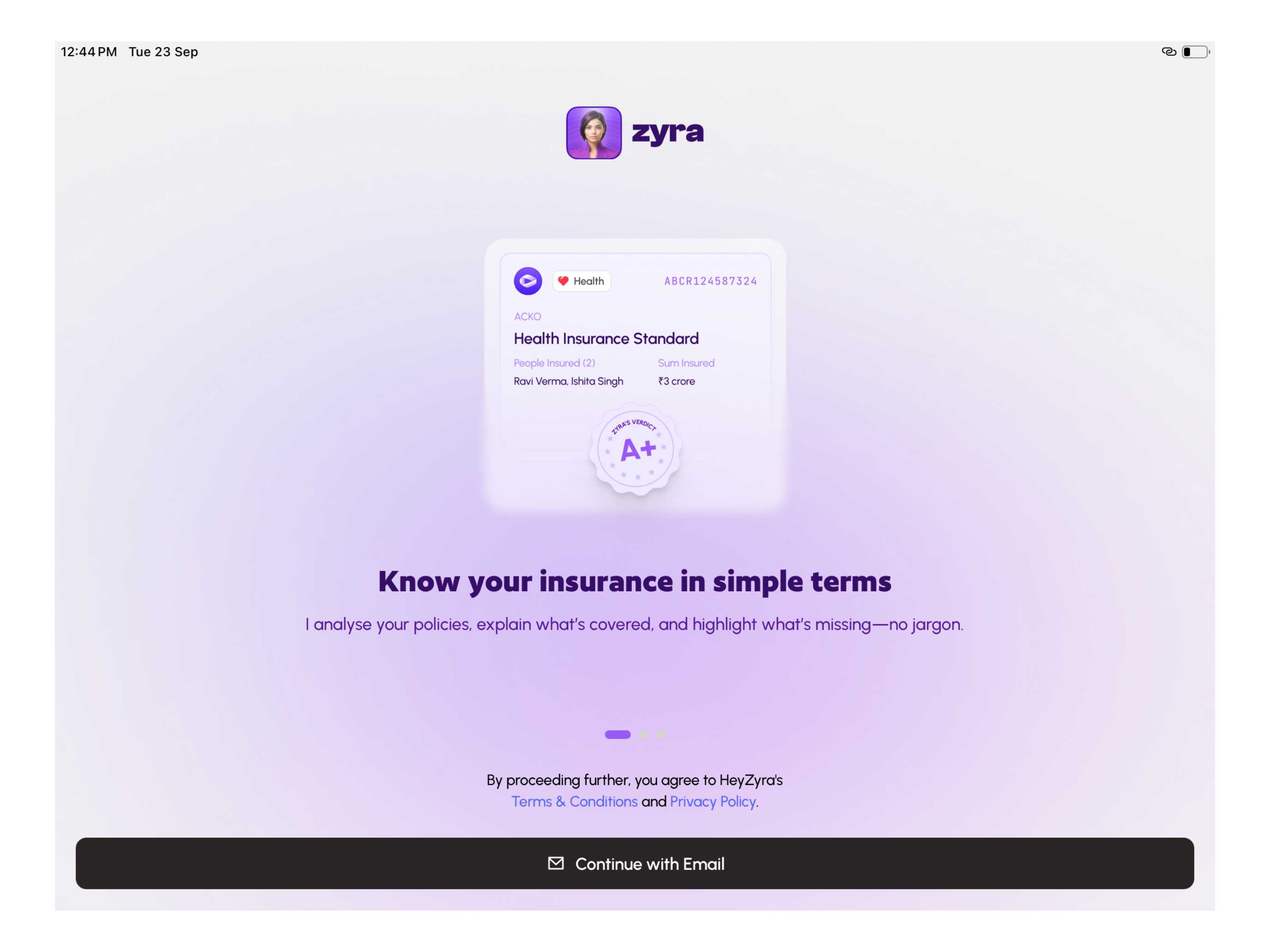 Zyra: AI Insurance Expert