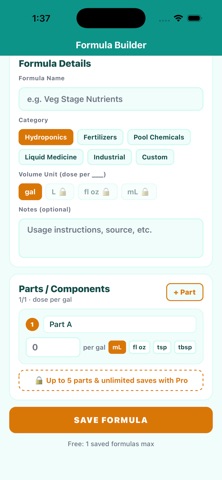 Dilution & Mix Calculator Screenshot 4 of 4