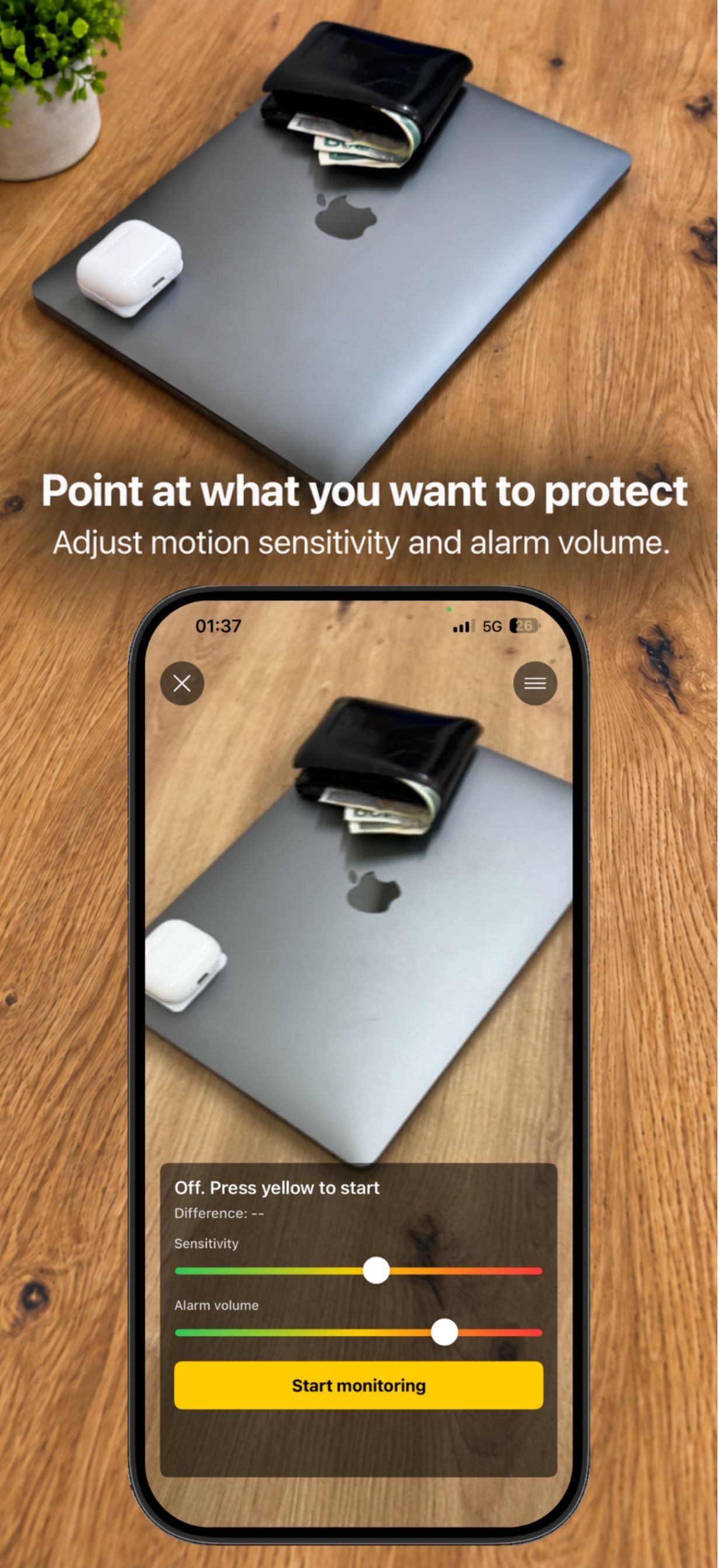 Screenshot 1 of Motion Alert