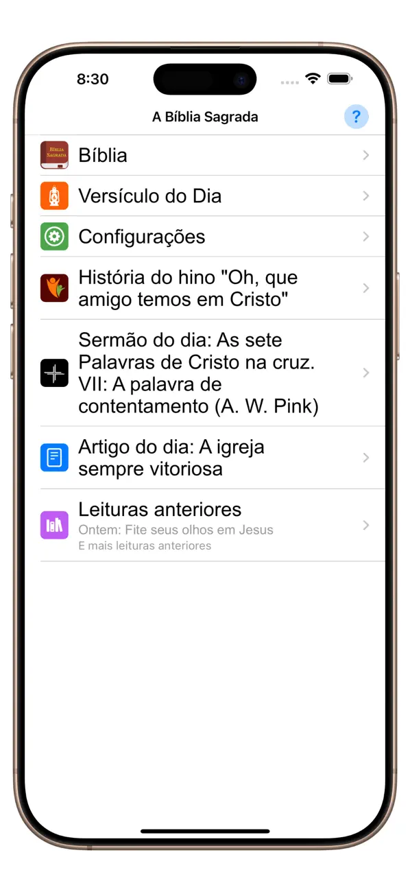 Screenshot #1 pour A Bíblia Sagrada