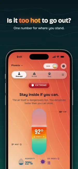 Wet Bulb & Safety: HeatCue screenshot 1