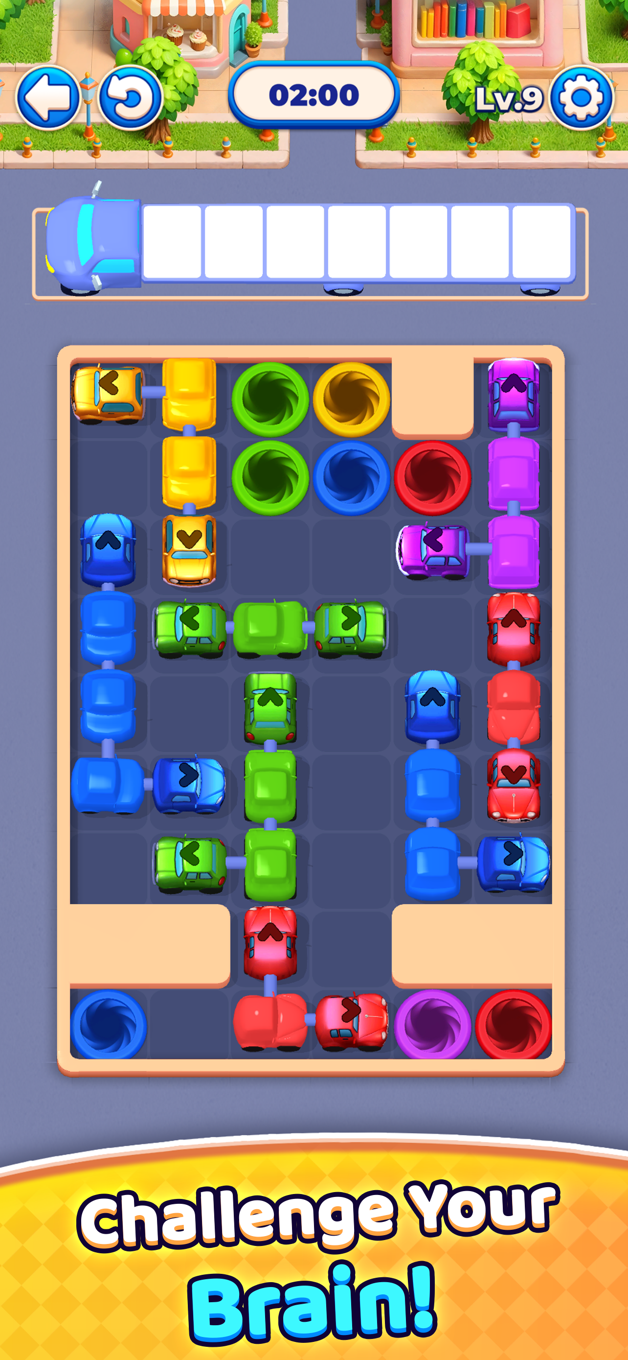 Car Chain Puzzle