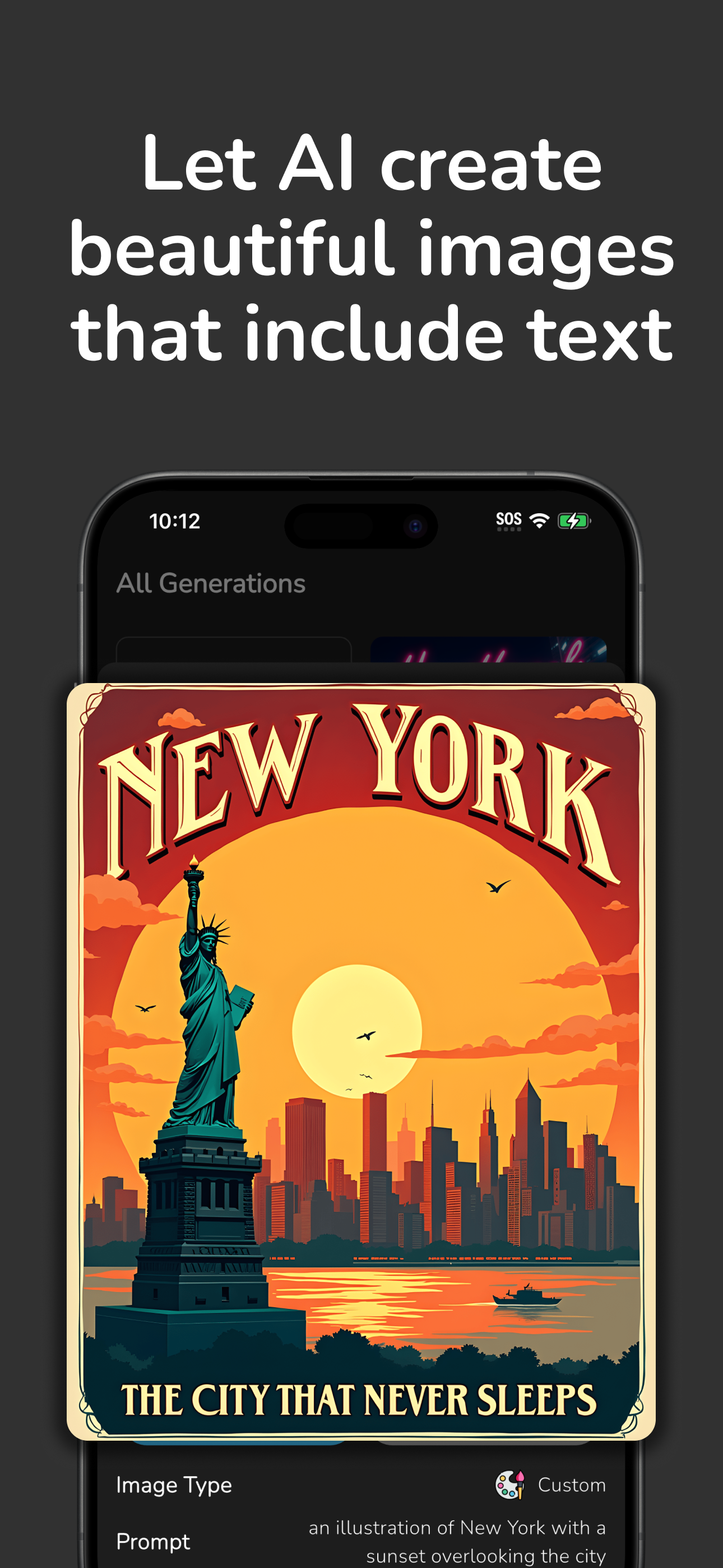 ArtGPT: AI Images With Text