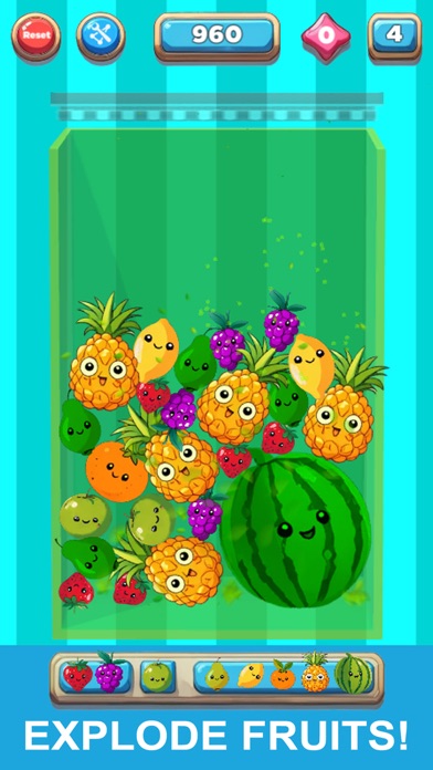 Screenshot #2 pour Drop fruit, sweet merge