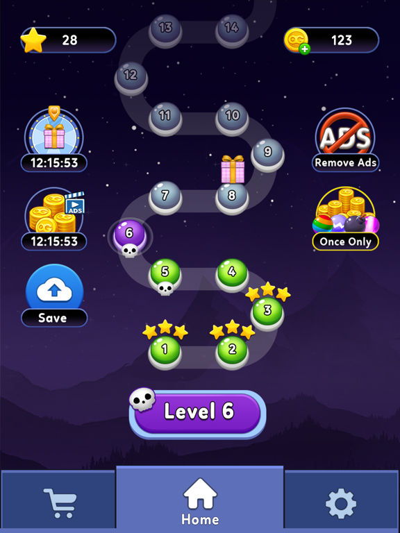 Bubble Pop Shooter Puzzle Game iPad screenshot 8 - Games app