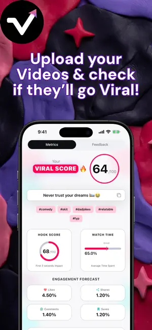 Go Viral IQ: AI Video Analyzer screenshot 1