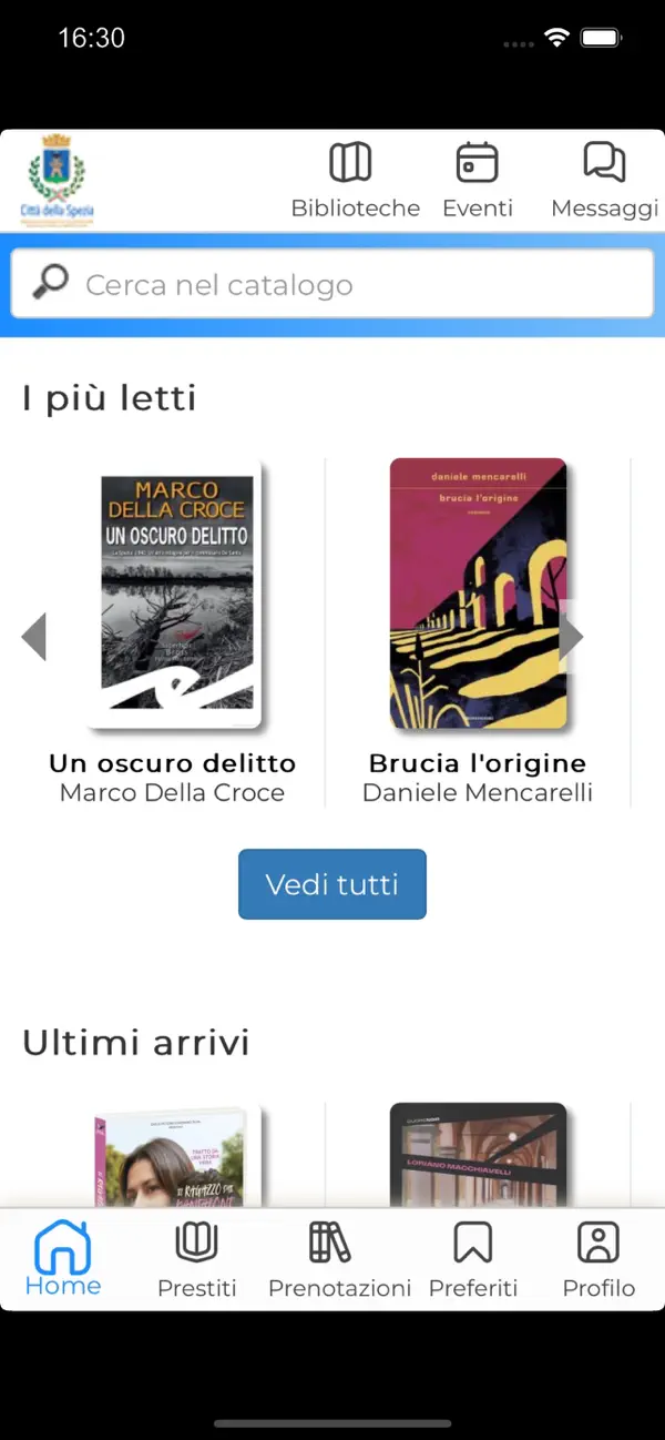 Screenshot #2 pour Biblio Spezia