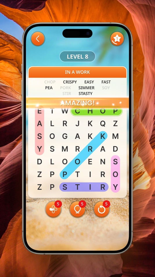 #8. Word Search Adventure : Puzzle (iOS) 由: Yoogalab SL