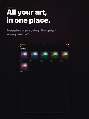 FORMA: Draw, Paint & Sketch iPad screenshot