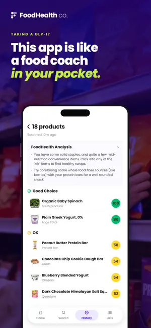 FoodHealth: Your Grocery Guide screenshot 1