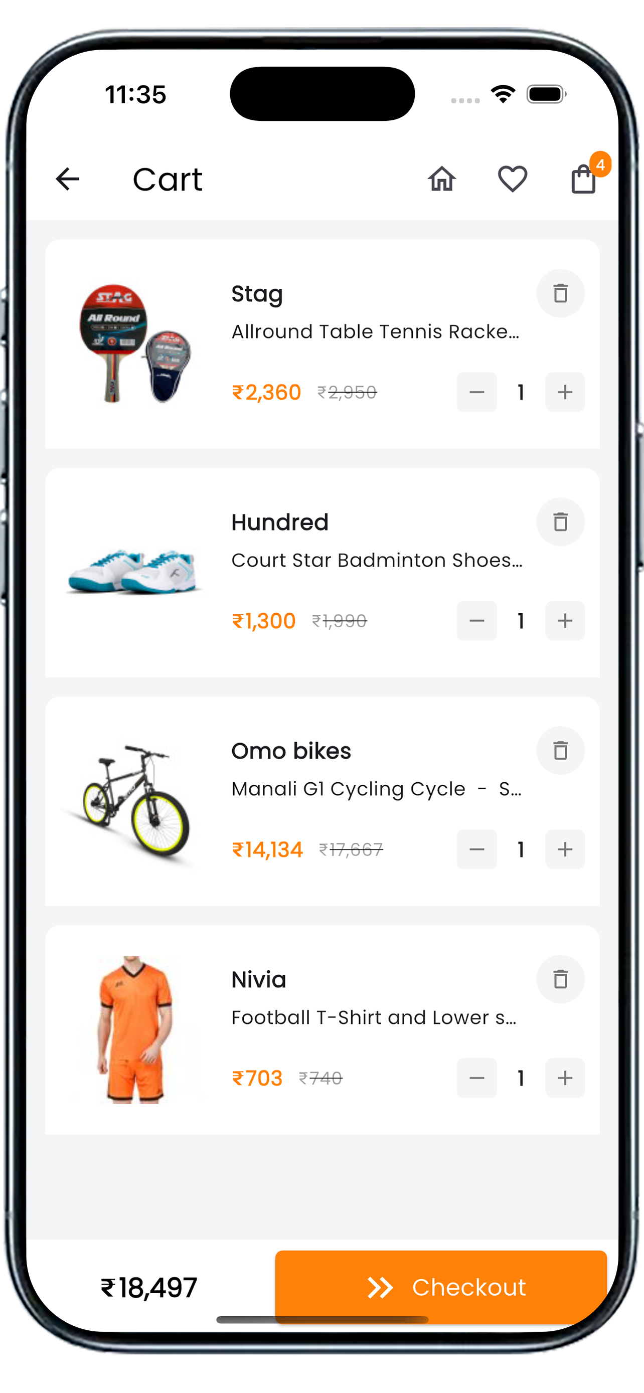 MiruSports Online Sports Store