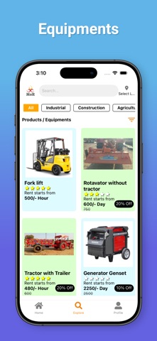 Machine On Rent screenshot