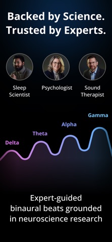Binaural Beats Healing Sleep iPhone screenshot