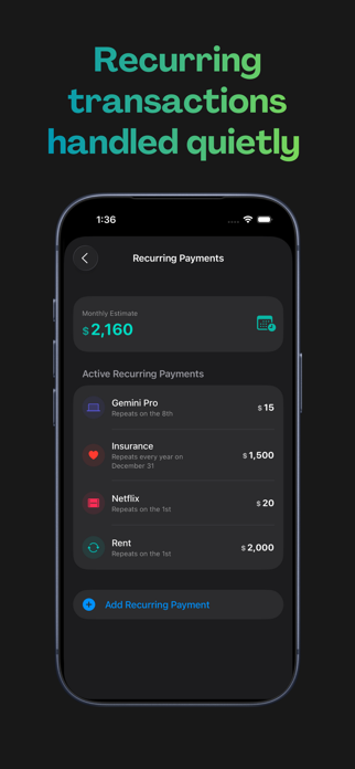 NoteSpend: Money tracker Screenshot 5 of 6