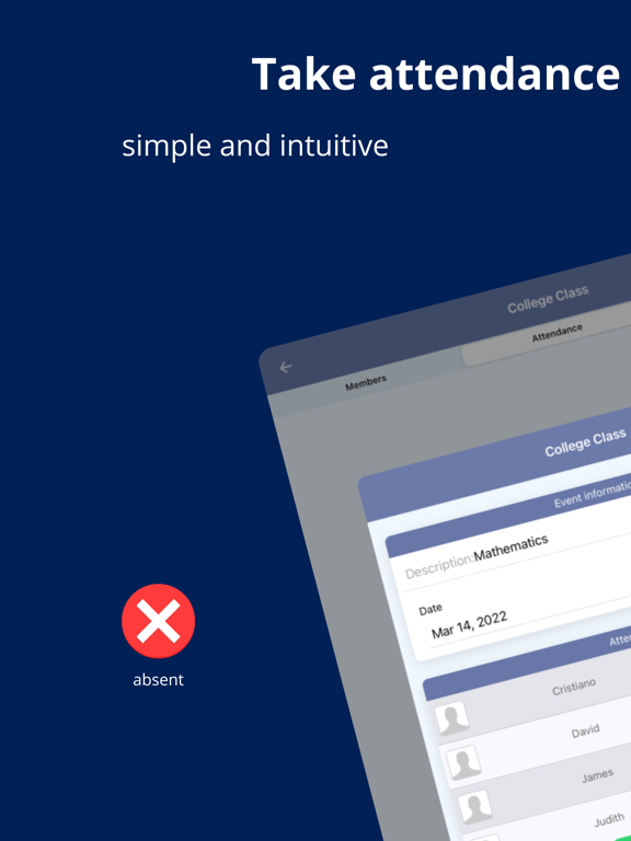 Attendy - Attendance register