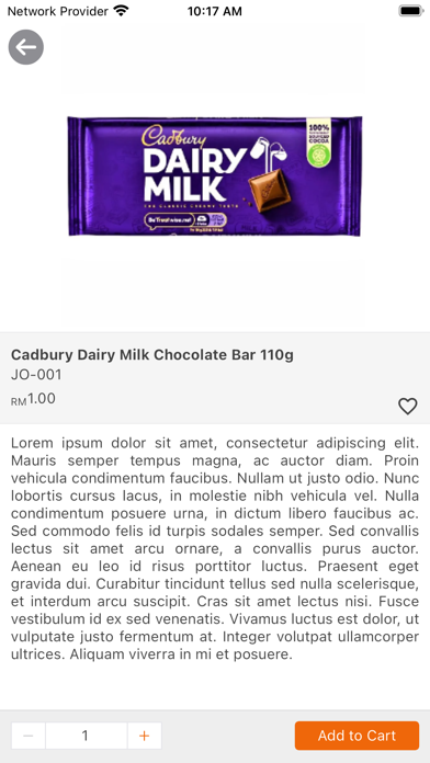 JustOrder Commerce Screenshot