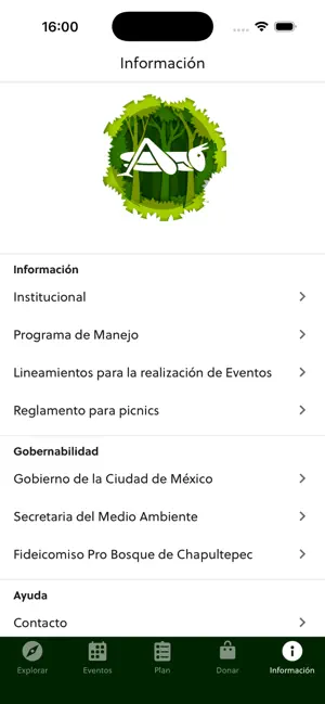 Bosque de Chapultepec Oficial iPhone screenshot 6