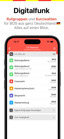 Screenshot von Rettungsdienst App auf dem iPhone 6